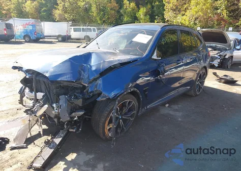 2020 BMW X3 M Competition z USA, uszkodzony, nr VIN 5YMTS0C05L9B93646